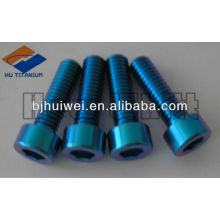 GR5 titanium anodized screw/bolt